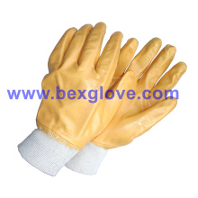 Yellow Nitrile Glove, Full Coated